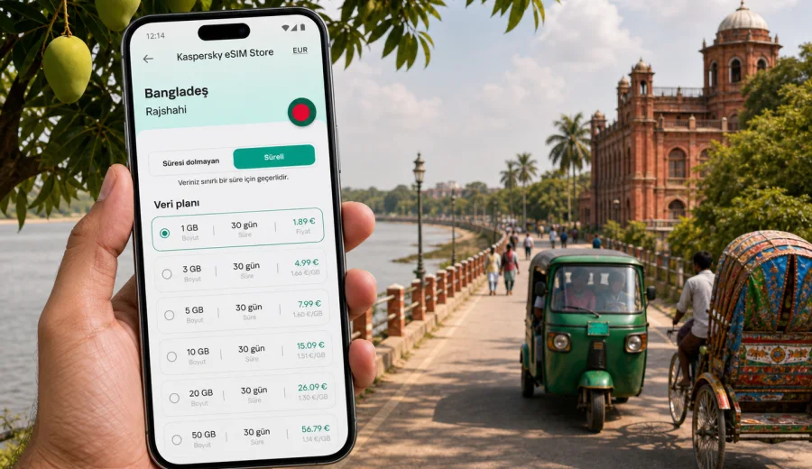 Rajshahi eSIM: mobil internet rehberi