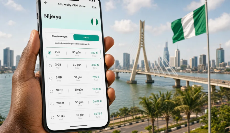Nijerya eSIM: mobil bağlantı ve internet