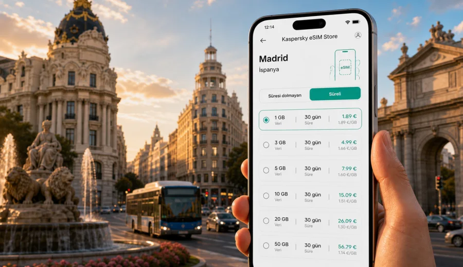 Madrid eSIM: mobil internet rehberi