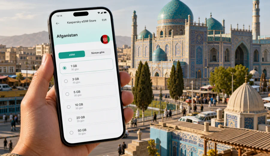 Mezar-ı Şerif eSIM: mobil internet rehberi