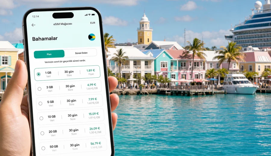 Nassau eSIM: mobil internet rehberi