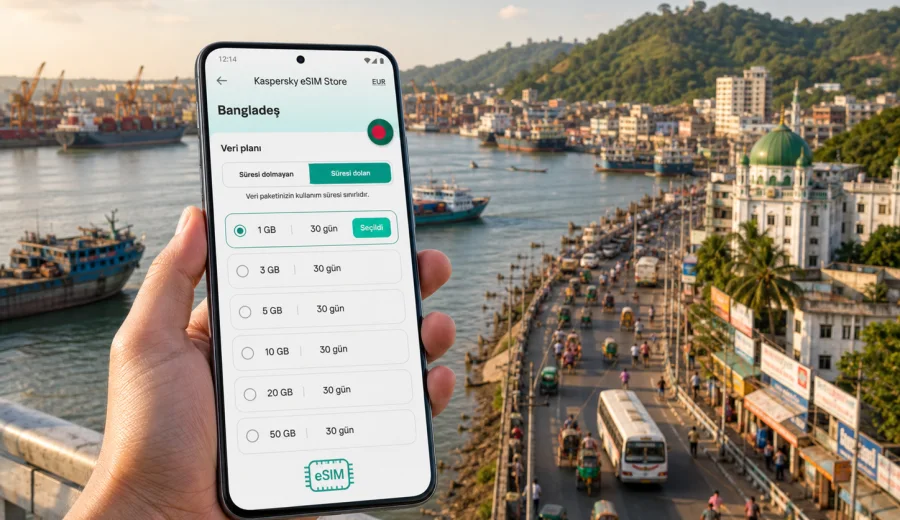 Chittagong eSIM: mobil internet rehberi