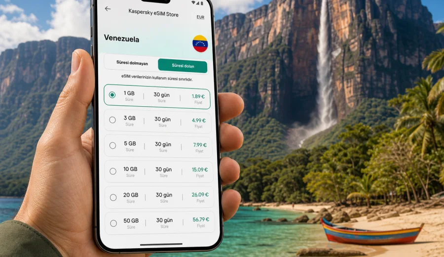Venezuela eSIM: mobil bağlantı ve internet