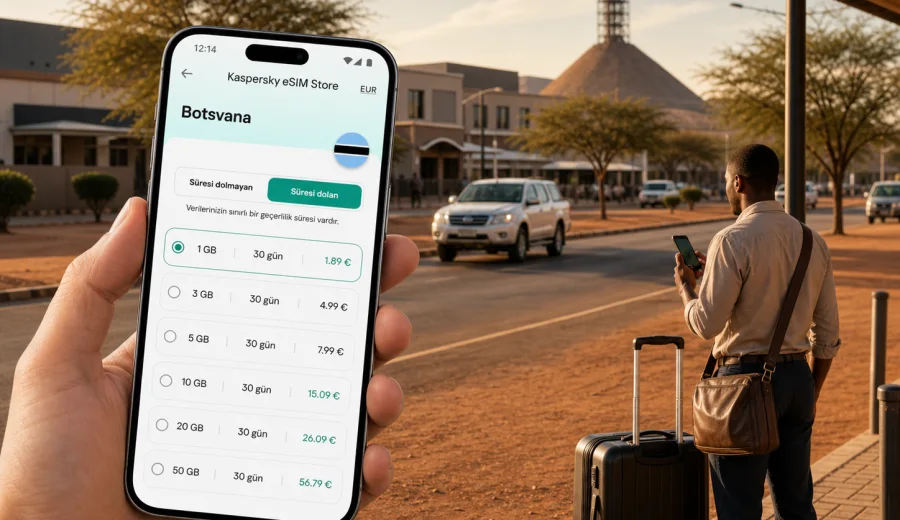 Jwaneng eSIM: mobil internet rehberi