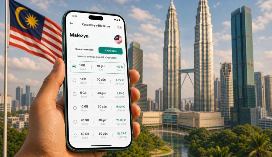 Malezya eSIM: mobil internet rehberi