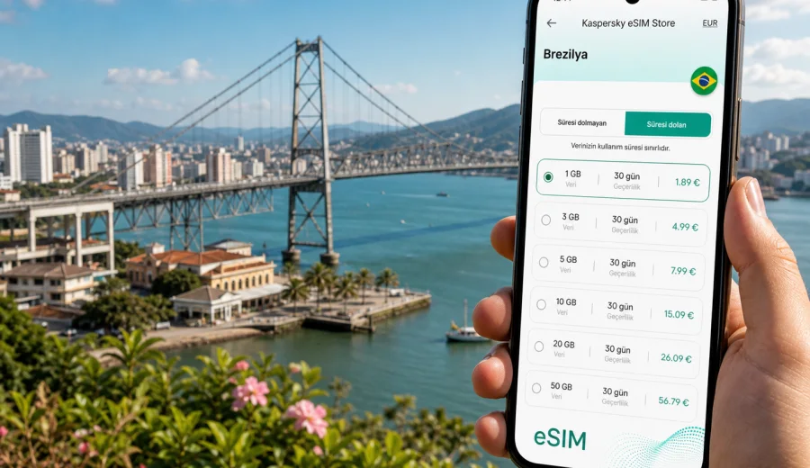 Florianopolis eSIM: mobil bağlantı ve internet