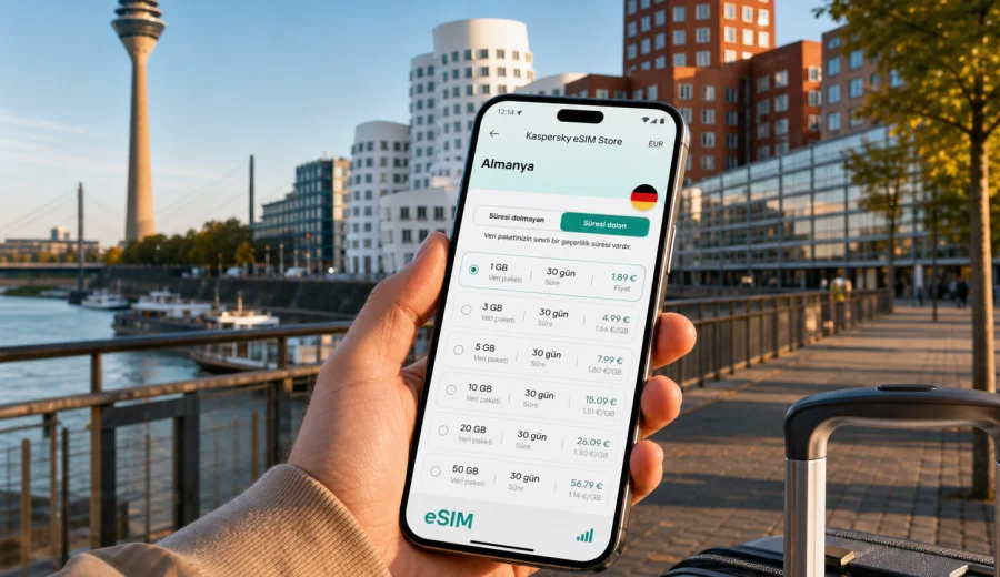 Düsseldorf eSIM: mobil internet rehberi