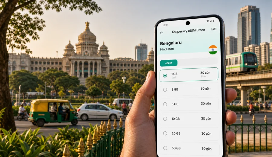 Bengaluru eSIM rehberi: mobil internet