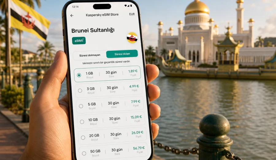 Brunei Sultanlığı eSIM ve mobil internet rehberi
