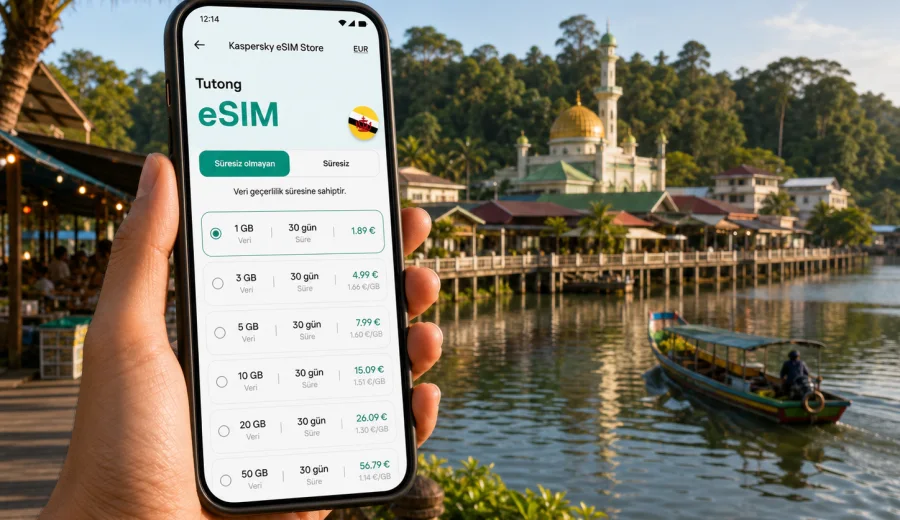 Tutong eSIM: mobil internet rehberi
