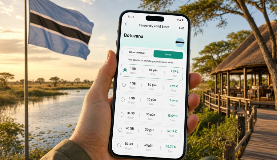 Botsvana eSIM: mobil internet rehberi