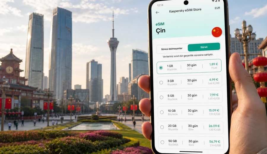 Chengdu eSIM: mobil internet ve bağlantı