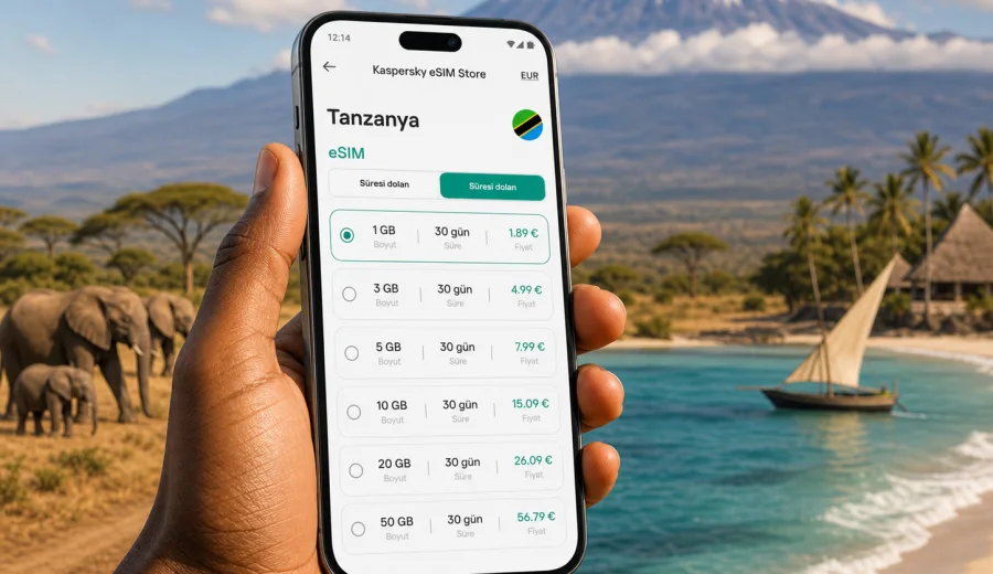 Tanzanya eSIM: mobil bağlantı ve internet
