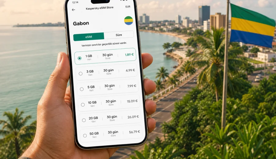 Gabon eSIM: mobil internet rehberi