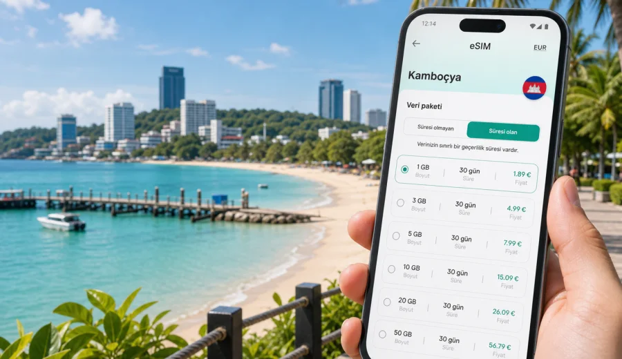 Sihanoukville eSIM: mobil internet rehberi