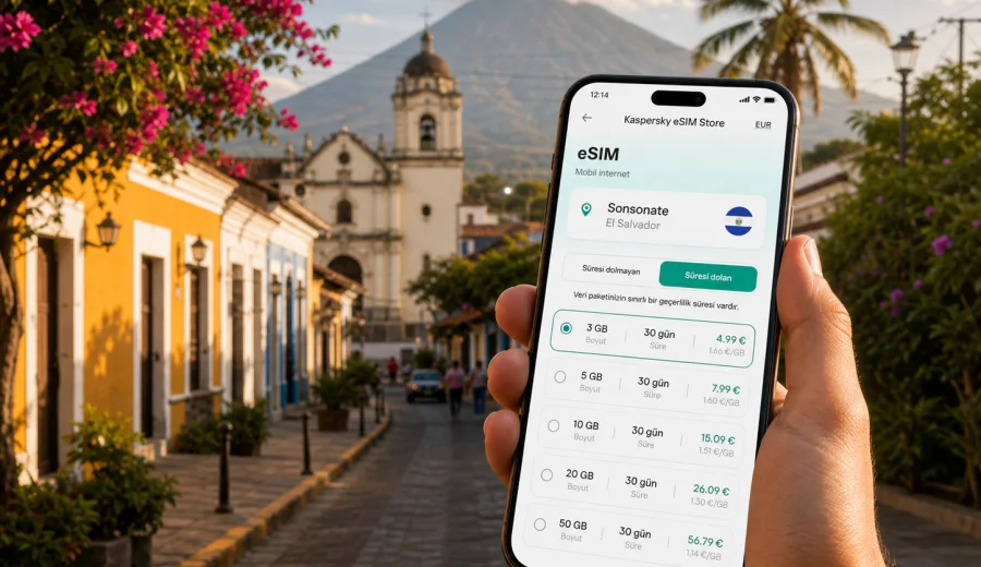 Sonsonate eSIM: mobil internet ve bağlantı