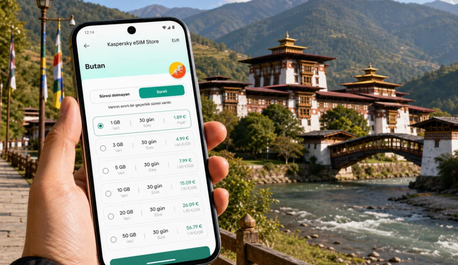 Wangdue Phodrang eSIM ve mobil internet