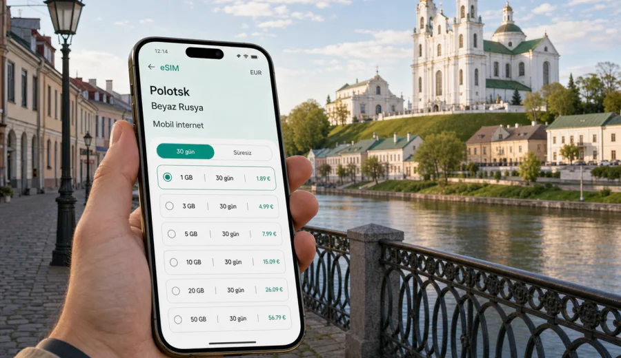 Polotsk eSIM: mobil internet ve bağlantı rehberi