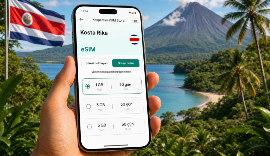 Kosta Rika eSIM: mobil bağlantı ve internet