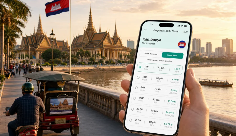 Phnom Penh eSIM: mobil internet rehberi