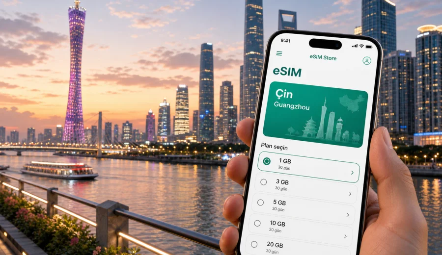 Guangzhou eSIM: mobil internet rehberi