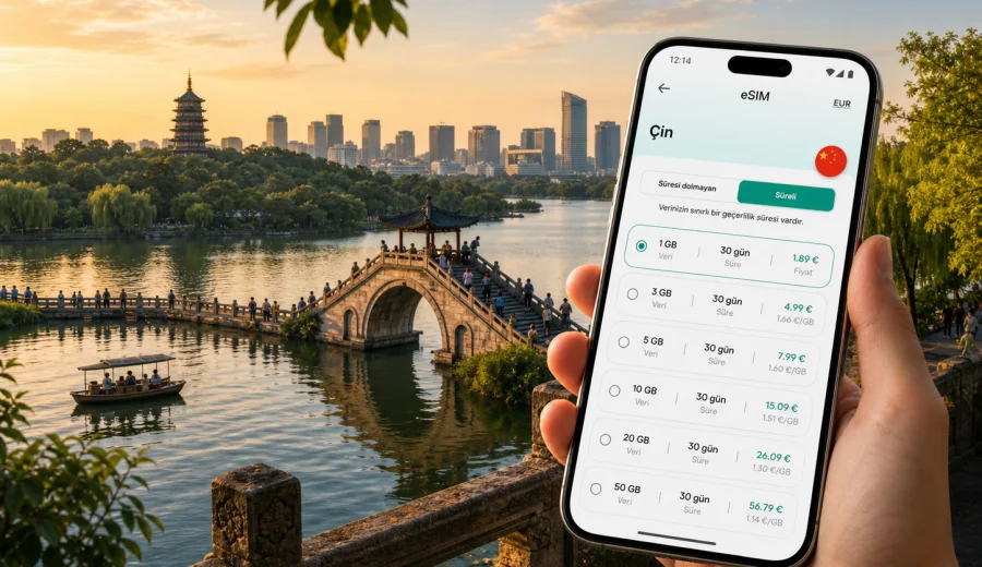 Hangzhou eSIM: mobil internet rehberi