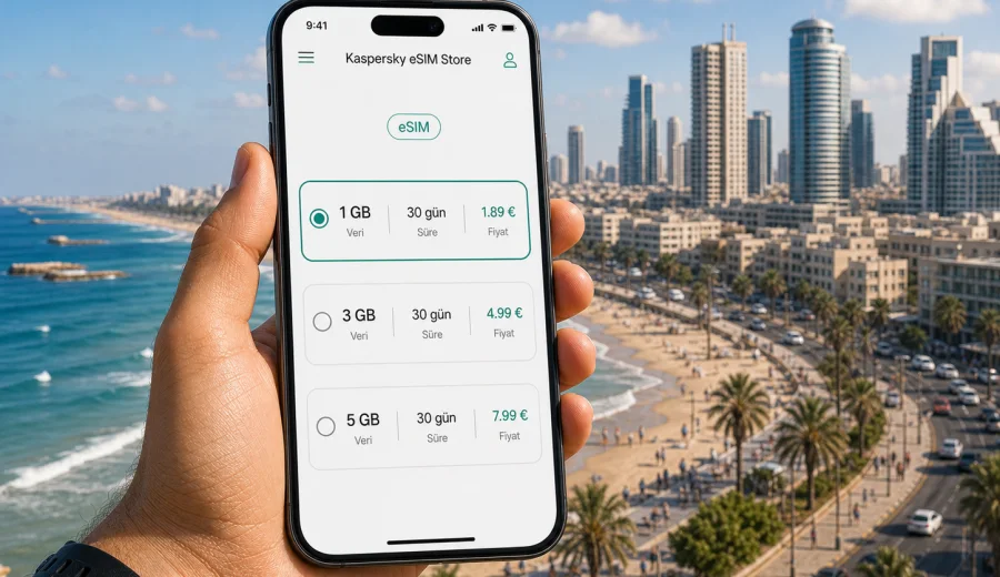 İsrail eSIM: mobil bağlantı ve internet