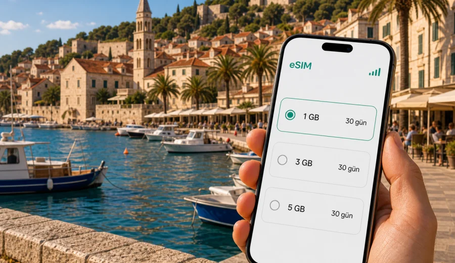 Hvar eSIM: mobil internet ve bağlantı rehberi