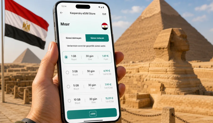 Mısır eSIM: mobil bağlantı ve internet