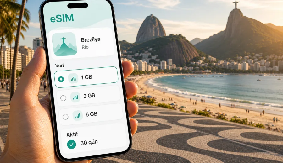 Rio de Janeiro eSIM: mobil internet rehberi