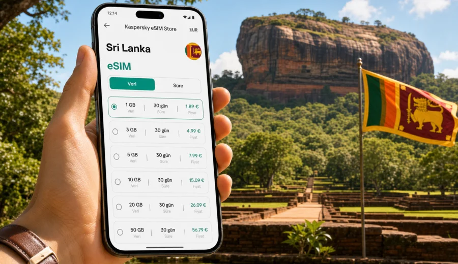 Sri Lanka eSIM: mobil bağlantı ve internet