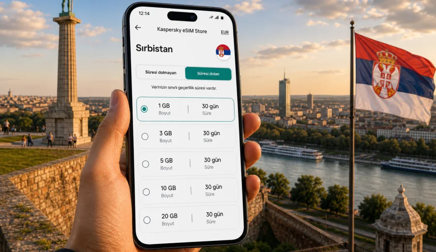 Sırbistan eSIM: mobil internet rehberi